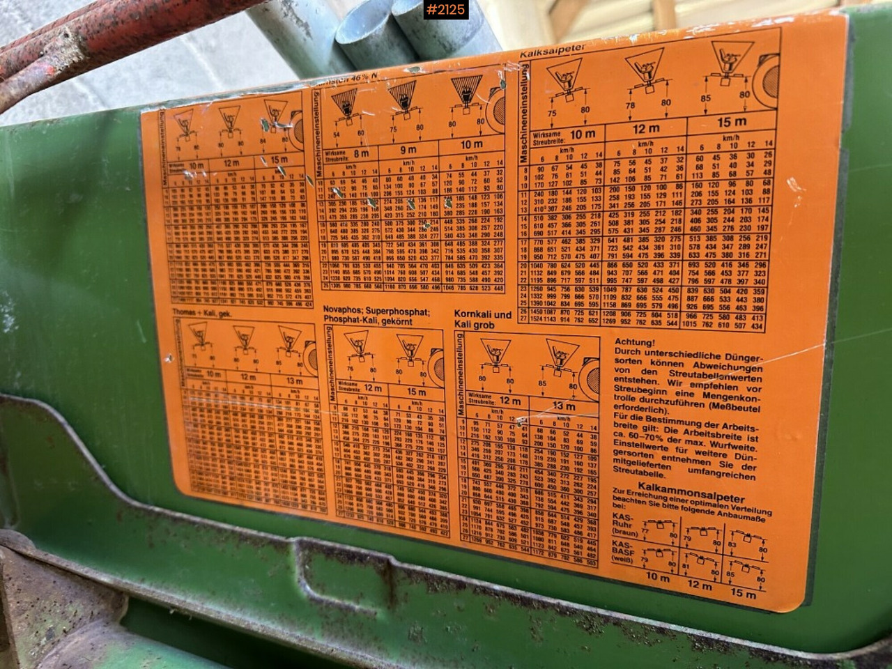 מפזרת דשן Fertilizer spreader: תמונה 8