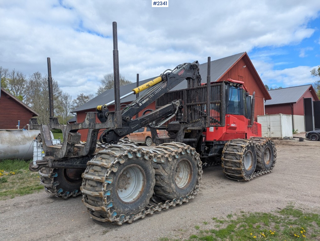 Forwarder Valmet 860.3 with CRF11 crane (SEE VIDEO) - משלח: תמונה 4 Forwarder Valmet 860.3 with CRF11 crane (SEE VIDEO) - משלח: תמונה 4