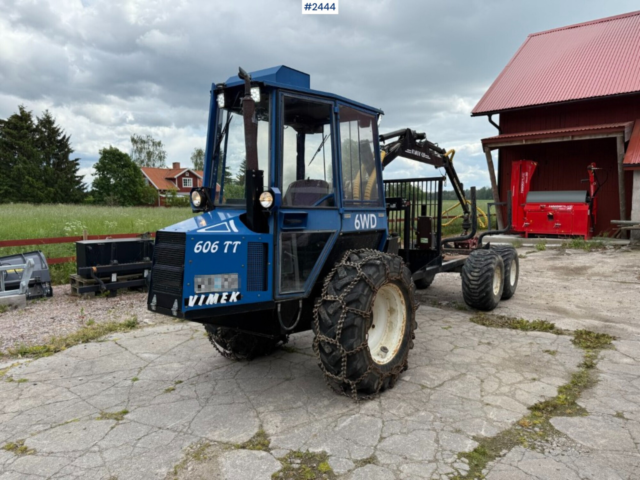 Forwarder Vimek 606 TT 6WD - משלח: תמונה 1 Forwarder Vimek 606 TT 6WD - משלח: תמונה 1