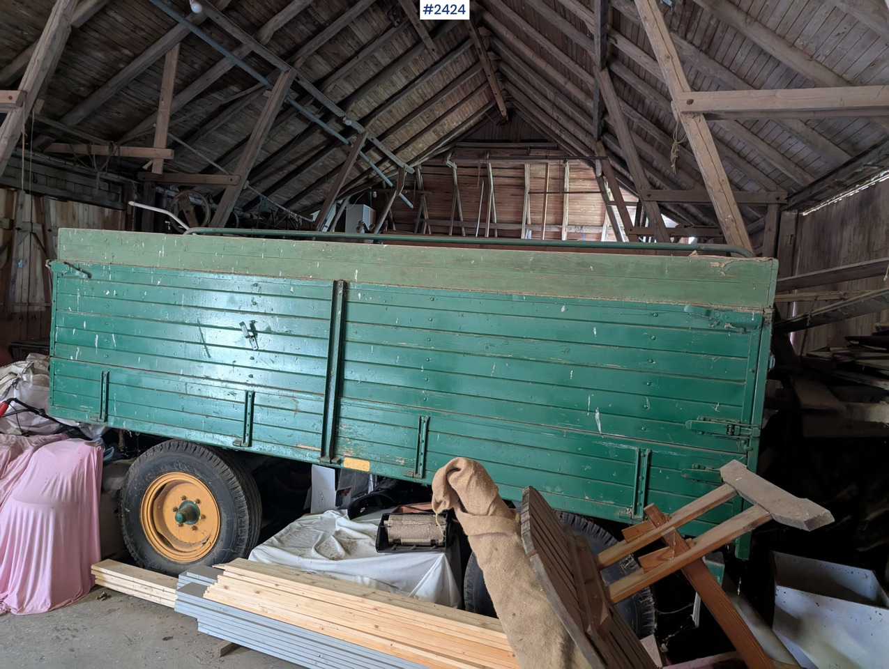 Grain wagon SLMA 6,5 tonnes with tipper - מסיר פסולת/ קרון נגרר חקלאי: תמונה 3 Grain wagon SLMA 6,5 tonnes with tipper - מסיר פסולת/ קרון נגרר חקלאי: תמונה 3