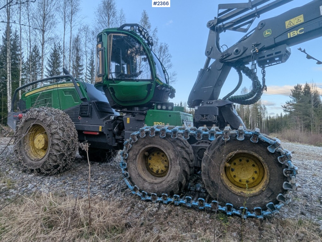 מקצרת יערות Harvester John Deere 1170G: תמונה 6 מקצרת יערות Harvester John Deere 1170G: תמונה 6