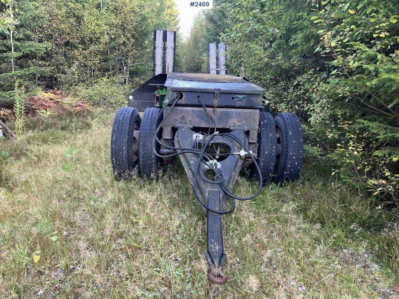 Machine transport with turntable - קרון נגרר עם מטען נמוך: תמונה 3 Machine transport with turntable - קרון נגרר עם מטען נמוך: תמונה 3