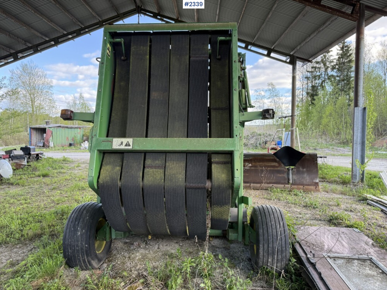 Round baler, John Deere 550 - ציוד חציר ומספוא: תמונה 4 Round baler, John Deere 550 - ציוד חציר ומספוא: תמונה 4