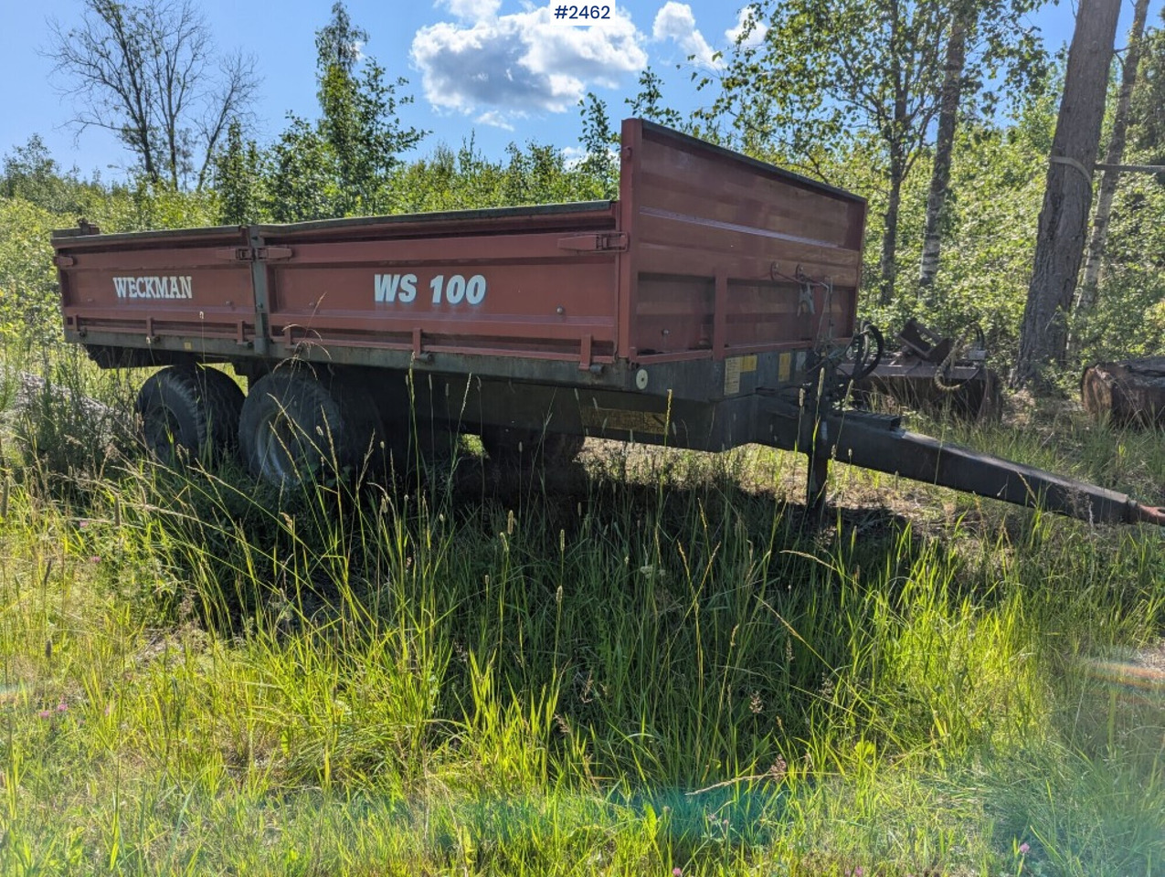 Tipper Weckman WS100 - קרון נגרר עם מזהיר: תמונה 5 Tipper Weckman WS100 - קרון נגרר עם מזהיר: תמונה 5