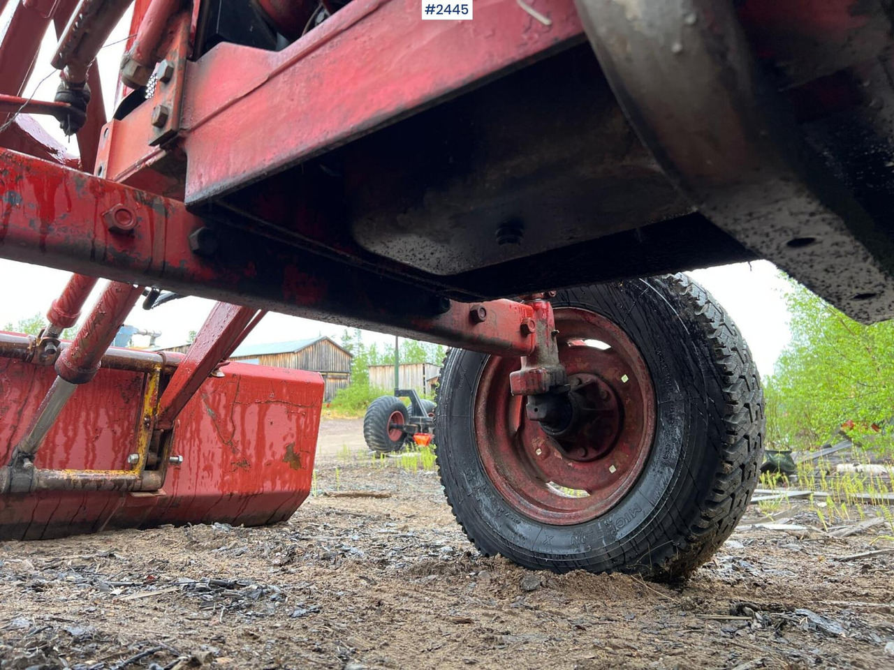טרקטור חקלאי VALMET 565 Tractor with bucket: תמונה 19