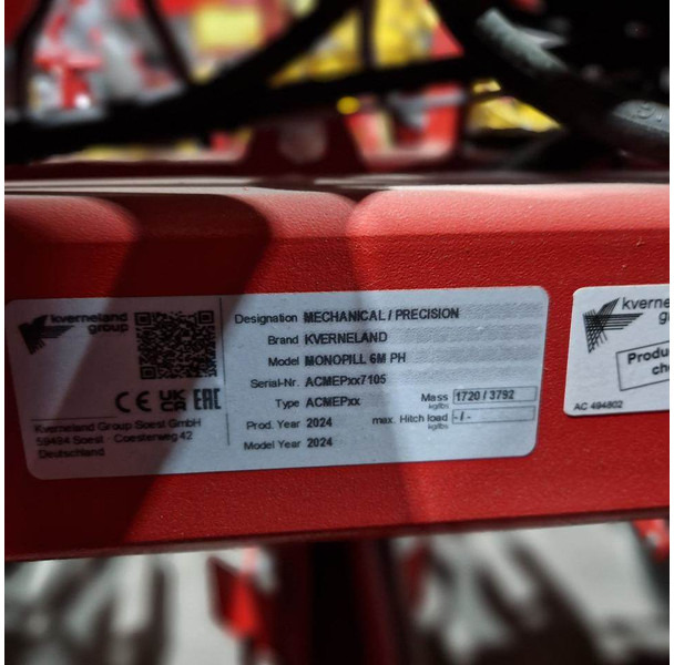Kverneland Monopil SE Tandem - מכונת זריעה מדויקת: תמונה 4 Kverneland Monopil SE Tandem - מכונת זריעה מדויקת: תמונה 4