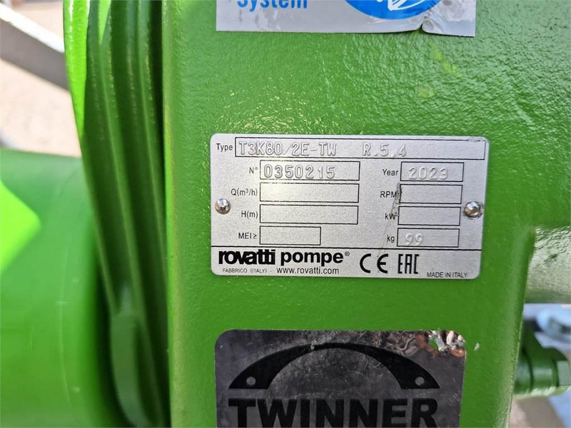 Rovatti T3K80/2E PTO pomp op bok - מרסס מותקן על טרקטור: תמונה 5 Rovatti T3K80/2E PTO pomp op bok - מרסס מותקן על טרקטור: תמונה 5
