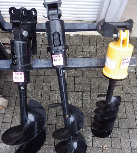 Erdbohrer hydraulisch für Minibagger 200/300/400 mm Ø - אוגר עבור מיני מחפר: תמונה 1 Erdbohrer hydraulisch für Minibagger 200/300/400 mm Ø - אוגר עבור מיני מחפר: תמונה 1