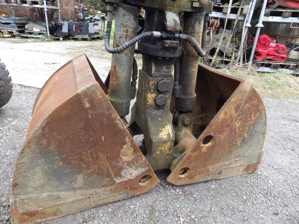 דלי מכל קונכיה עבור מכונת בנייה Liebherr GM8 GM10 Greifer 600 mm SB mit SW48 Adapter: תמונה 6