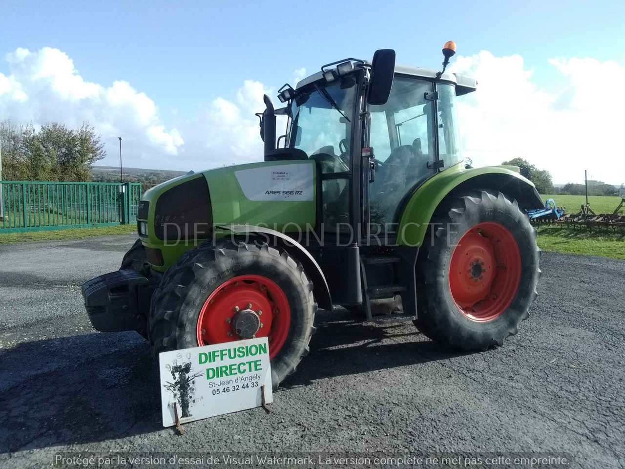 CLAAS TRACTEUR AGRICOLE ARES 566 RZ - טרקטור חקלאי: תמונה 1 CLAAS TRACTEUR AGRICOLE ARES 566 RZ - טרקטור חקלאי: תמונה 1