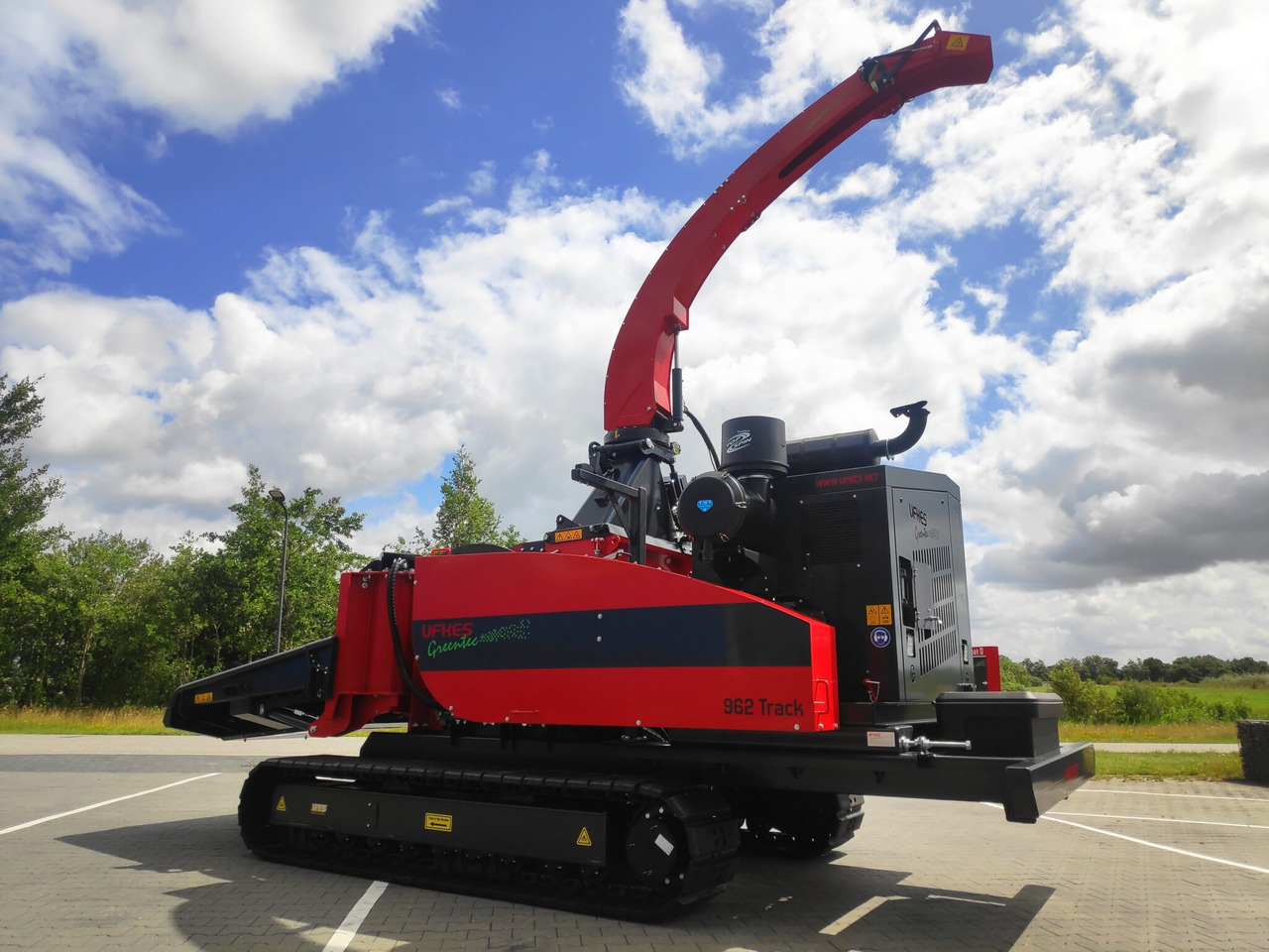 UFKES GREENTEC 962 - מגרסת עץ: תמונה 3 UFKES GREENTEC 962 - מגרסת עץ: תמונה 3