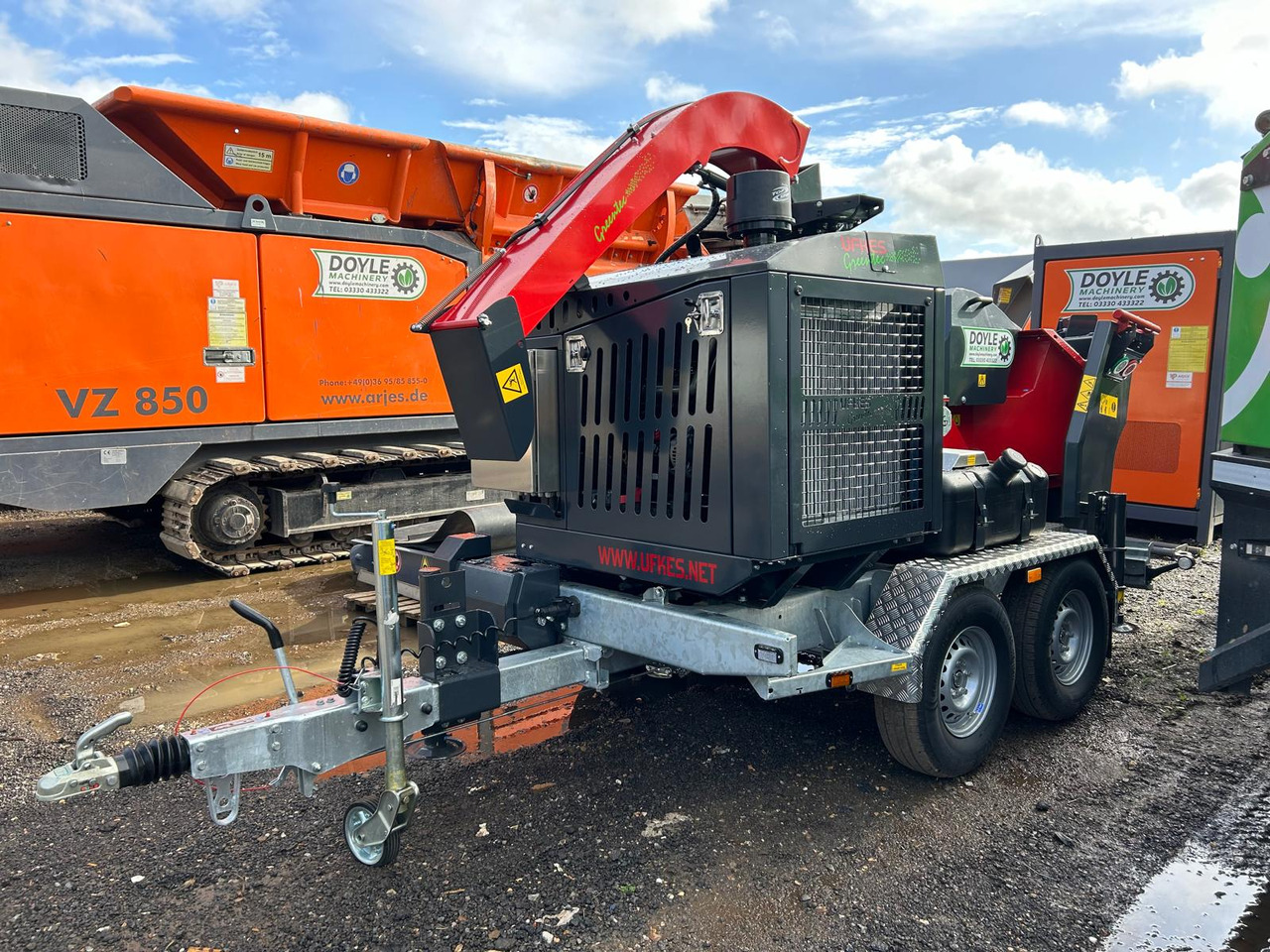 UFKES Greentec Jaguar 40-80 3.5T - ציוד יער, קרון נגרר: תמונה 1 UFKES Greentec Jaguar 40-80 3.5T - ציוד יער, קרון נגרר: תמונה 1