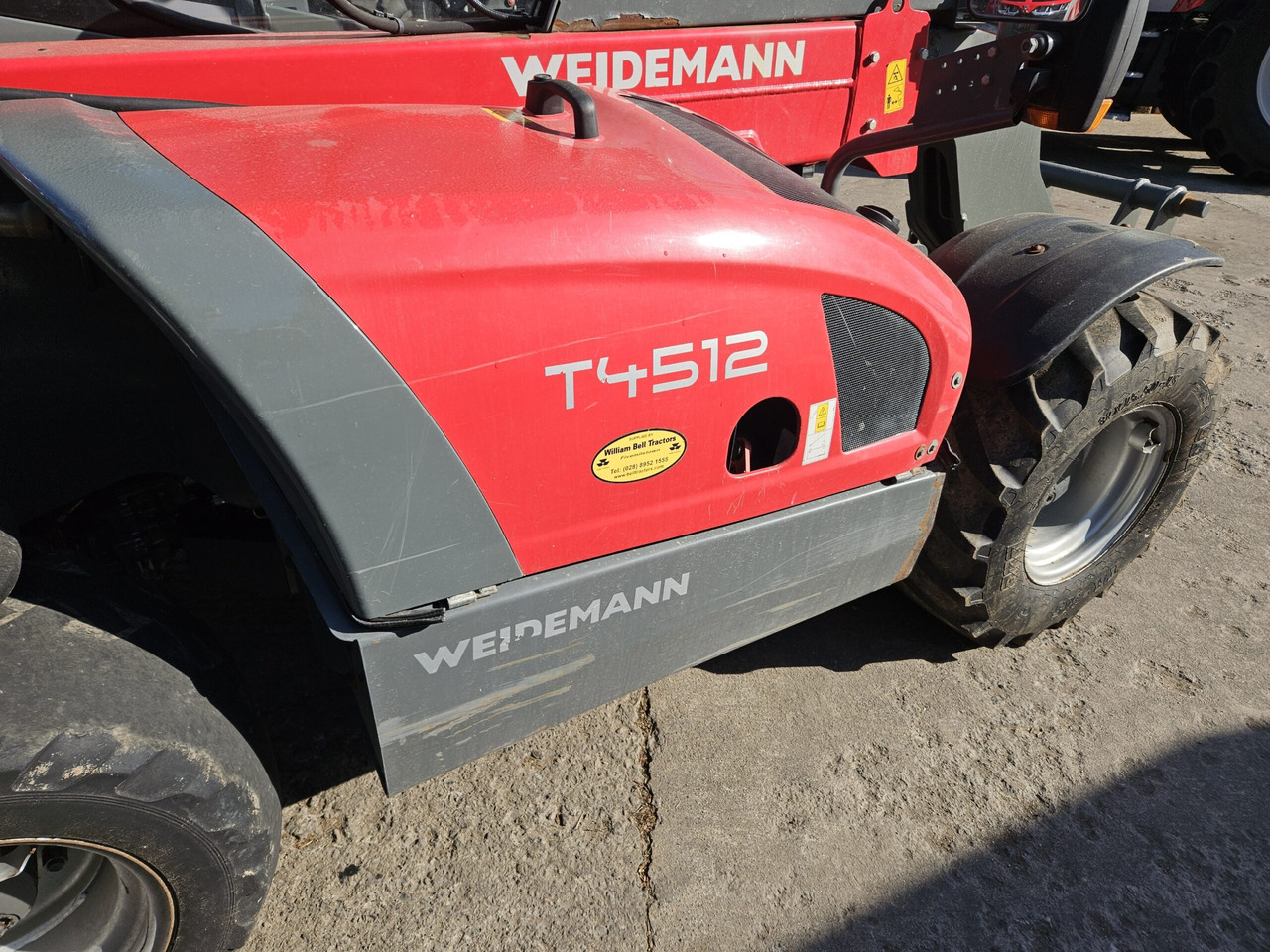 2019 Weidemann 4512 Telehandler - מפעיל טלסקופי: תמונה 4 2019 Weidemann 4512 Telehandler - מפעיל טלסקופי: תמונה 4
