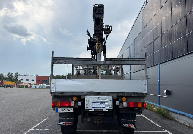 Mercedes-BenzUnimog U5000 + Hiab 099 E-4 - משאית צד נופל/ שטוחה, משאית מנוף: תמונה 4 Mercedes-BenzUnimog U5000 + Hiab 099 E-4 - משאית צד נופל/ שטוחה, משאית מנוף: תמונה 4