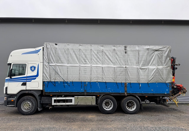ScaniaScania 144G 6x2 - משאית תיבה, משאית מנוף: תמונה 3 ScaniaScania 144G 6x2 - משאית תיבה, משאית מנוף: תמונה 3
