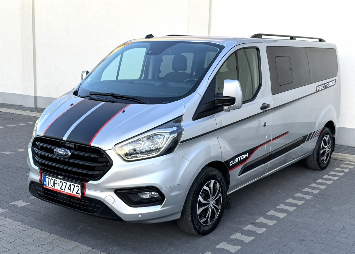 כלי רכב מסחרי קומבי Ford Transit Custom 2.0 170KM Rok 2021 8 osobowy FV23 Salon PL Zadbany Super STAN: תמונה 9 כלי רכב מסחרי קומבי Ford Transit Custom 2.0 170KM Rok 2021 8 osobowy FV23 Salon PL Zadbany Super STAN: תמונה 9