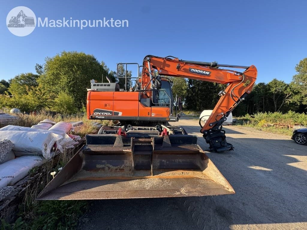 Doosan DX 170 W-5 + Tippvagn + Redskap - מחפר גלגלים: תמונה 4 Doosan DX 170 W-5 + Tippvagn + Redskap - מחפר גלגלים: תמונה 4