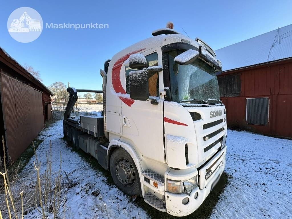 Scania R 420 LB - משאית דילוג העמסה: תמונה 1 Scania R 420 LB - משאית דילוג העמסה: תמונה 1
