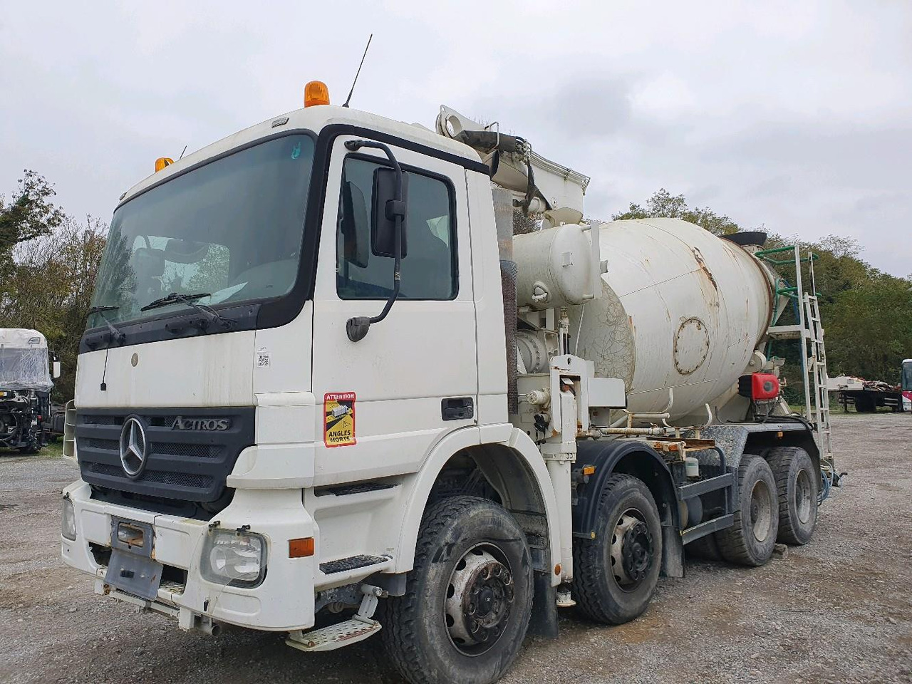 משאית מערבלת בטון MERCEDES ACTROS 3236 MALAX PUTZMEISTER: תמונה 9