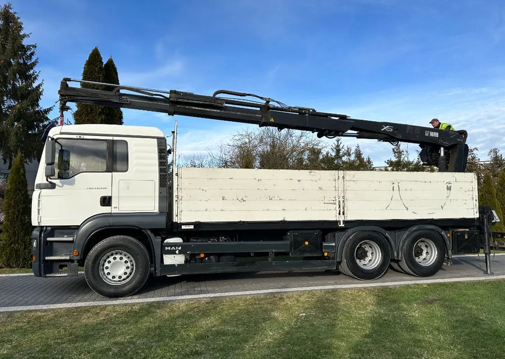 MAN TGA 24.410 6x4 HIAB MANUAL - משאית צד נופל/ שטוחה, משאית מנוף: תמונה 5 MAN TGA 24.410 6x4 HIAB MANUAL - משאית צד נופל/ שטוחה, משאית מנוף: תמונה 5