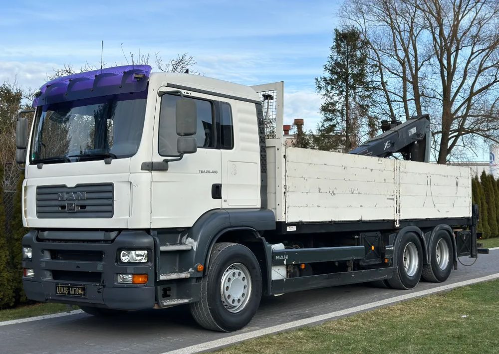 MAN TGA 24.410 6x4 HIAB MANUAL - משאית מנוף, משאית צד נופל/ שטוחה: תמונה 2 MAN TGA 24.410 6x4 HIAB MANUAL - משאית מנוף, משאית צד נופל/ שטוחה: תמונה 2