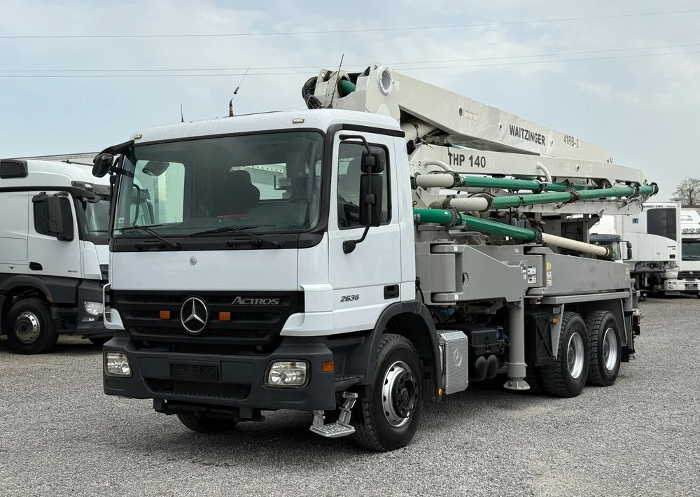 Mercedes-Benz ACTROS 2636 6X4 36 M WAITZINGER - משאית משאבת בטון: תמונה 1 Mercedes-Benz ACTROS 2636 6X4 36 M WAITZINGER - משאית משאבת בטון: תמונה 1
