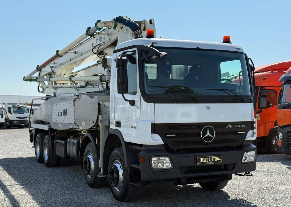 Mercedes-Benz ACTROS 4141 8X4 42 M GOTOWA DO PRACY - משאית משאבת בטון: תמונה 3 Mercedes-Benz ACTROS 4141 8X4 42 M GOTOWA DO PRACY - משאית משאבת בטון: תמונה 3