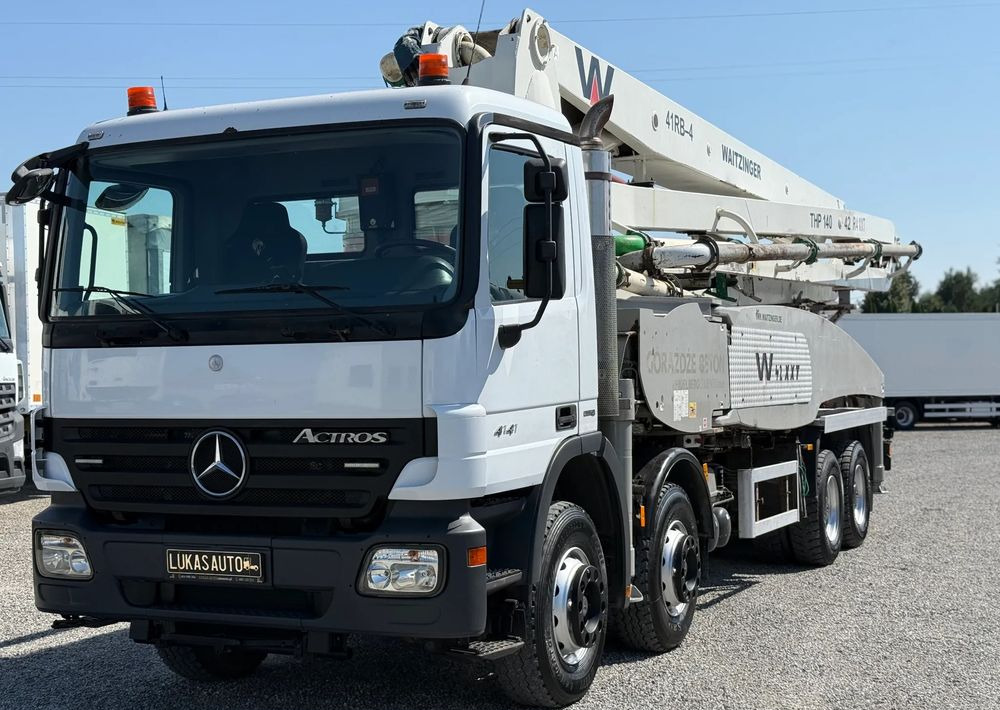Mercedes-Benz ACTROS 4141 8X4 42 M GOTOWA DO PRACY - משאית משאבת בטון: תמונה 1 Mercedes-Benz ACTROS 4141 8X4 42 M GOTOWA DO PRACY - משאית משאבת בטון: תמונה 1