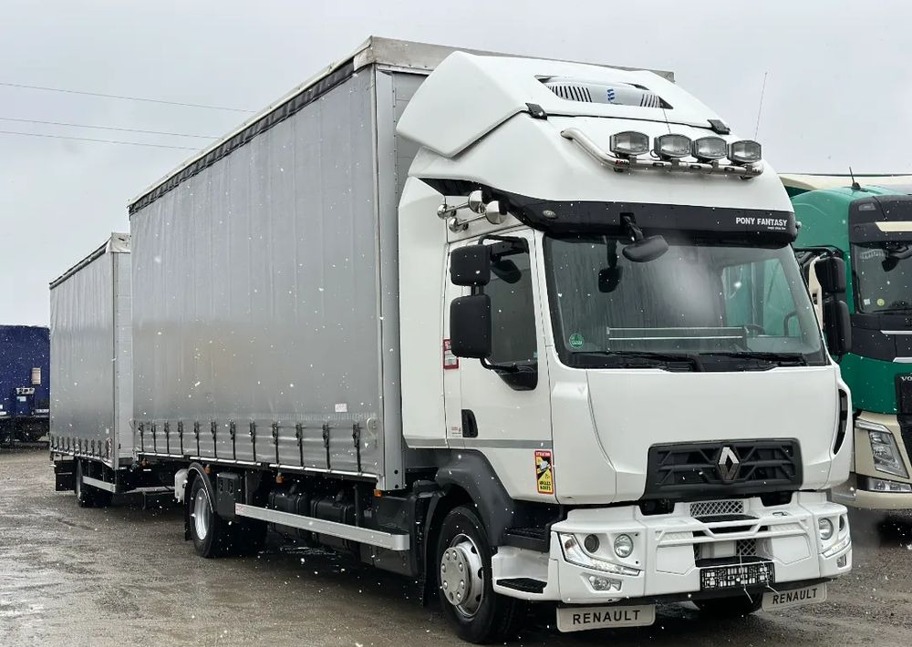 Renault D14 TAMDEM 101 m3 MANUAL KLIMATYZACJA POSTOJOWA - משאית וילונות צד: תמונה 3 Renault D14 TAMDEM 101 m3 MANUAL KLIMATYZACJA POSTOJOWA - משאית וילונות צד: תמונה 3