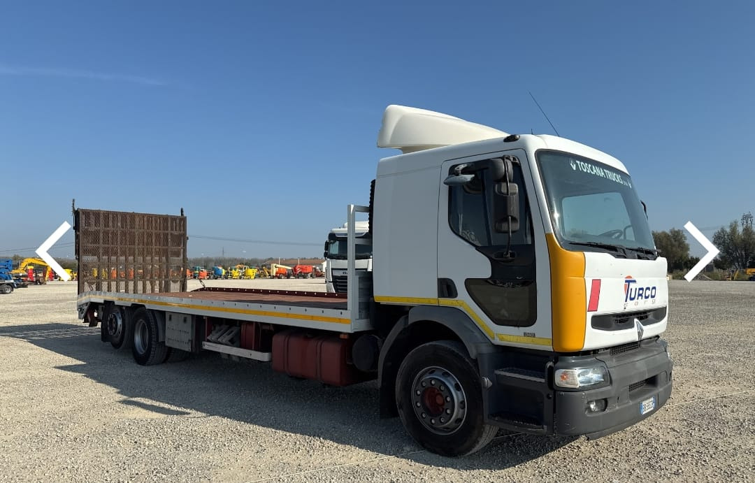 RENAULT PREMIUM340 - משאית צד נופל/ שטוחה: תמונה 4 RENAULT PREMIUM340 - משאית צד נופל/ שטוחה: תמונה 4