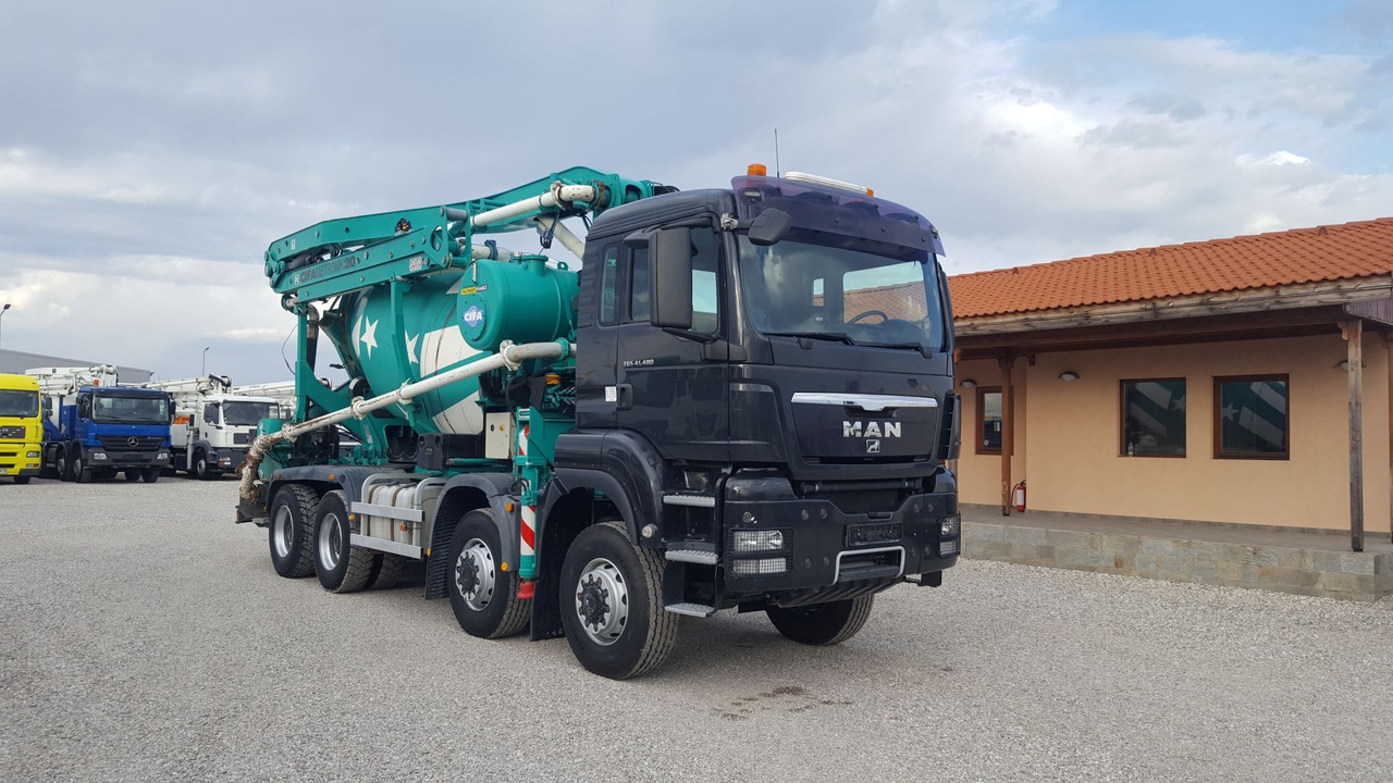 MAN TGS 41.480 CIFA MK20M 8X6 - משאית משאבת מערבל: תמונה 1 MAN TGS 41.480 CIFA MK20M 8X6 - משאית משאבת מערבל: תמונה 1