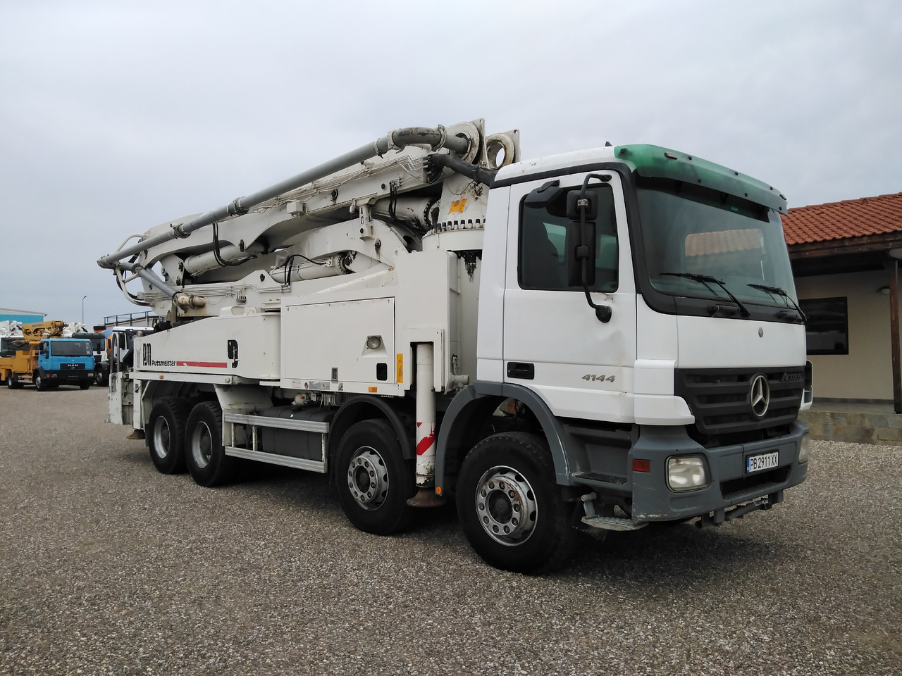 Mercedes-Benz ACTROS 4144 PUTZMEISTER M42 - משאית משאבת בטון: תמונה 1 Mercedes-Benz ACTROS 4144 PUTZMEISTER M42 - משאית משאבת בטון: תמונה 1