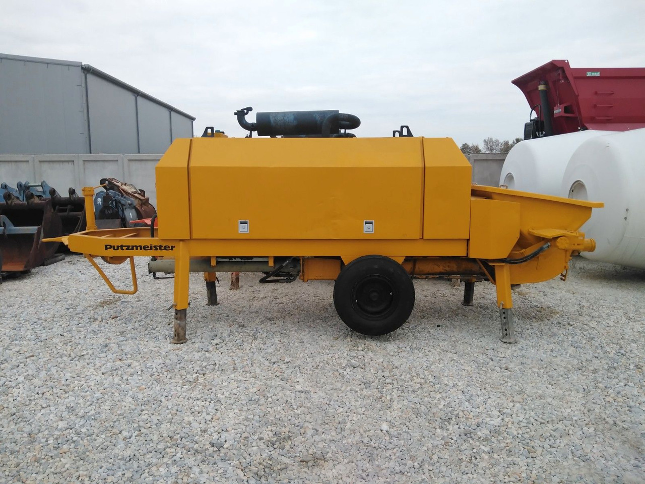 PUTZMEISTER BSA 1407 D - משאבת בטון נייחת: תמונה 1 PUTZMEISTER BSA 1407 D - משאבת בטון נייחת: תמונה 1