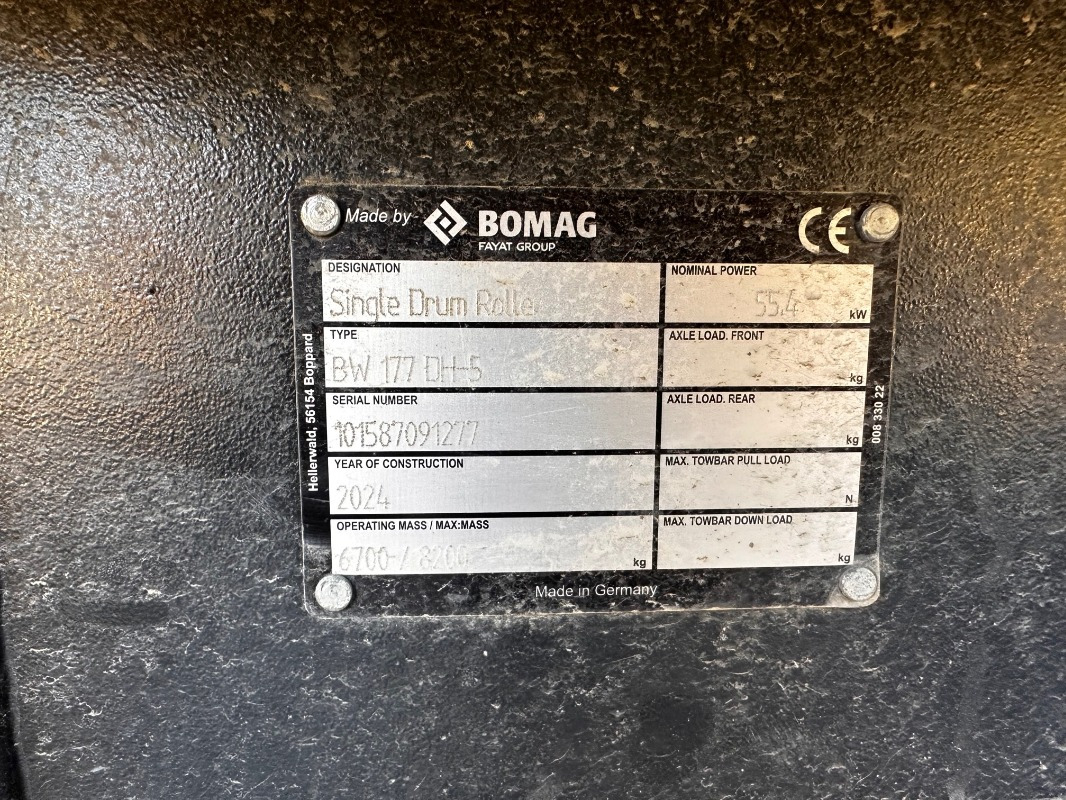 BOMAG DE BW 177 DH-5 Stage V/Tier 4f - מדחס: תמונה 3 BOMAG DE BW 177 DH-5 Stage V/Tier 4f - מדחס: תמונה 3
