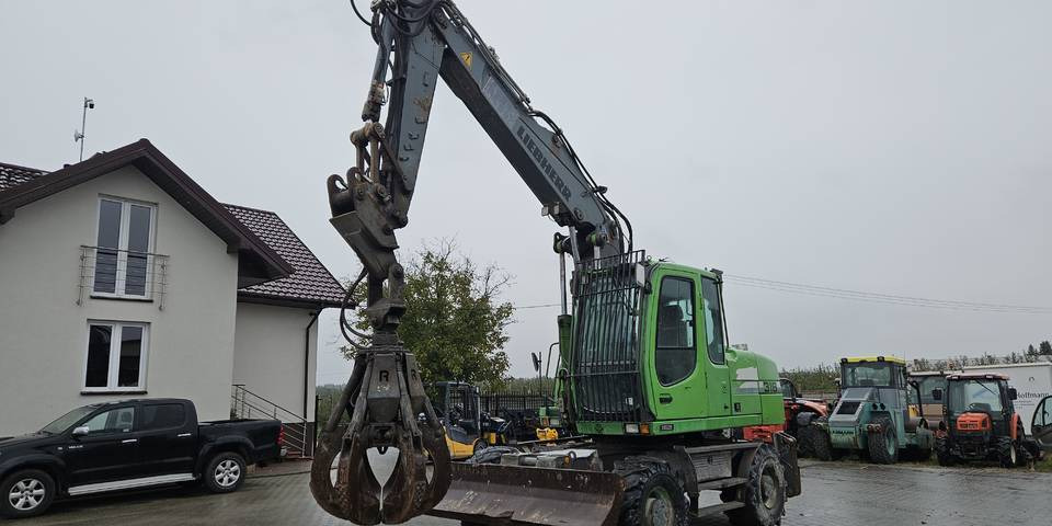 Koparka kołowa Liebherr A 316 Litronic chwytak podpory pług - מחפר גלגלים: תמונה 2 Koparka kołowa Liebherr A 316 Litronic chwytak podpory pług - מחפר גלגלים: תמונה 2