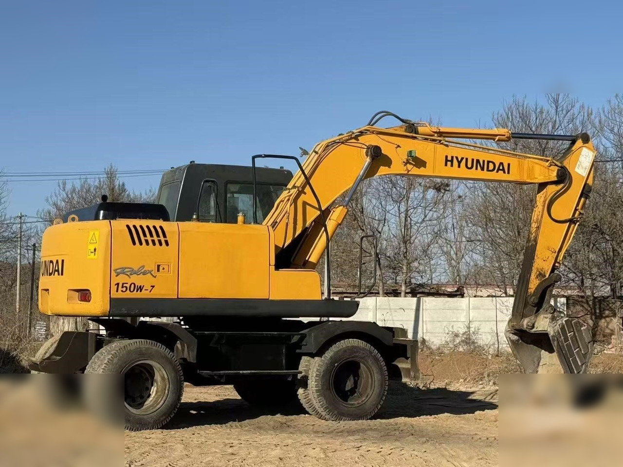 HYUNDAI ROBEX 150W-7A - מחפר גלגלים: תמונה 2 HYUNDAI ROBEX 150W-7A - מחפר גלגלים: תמונה 2