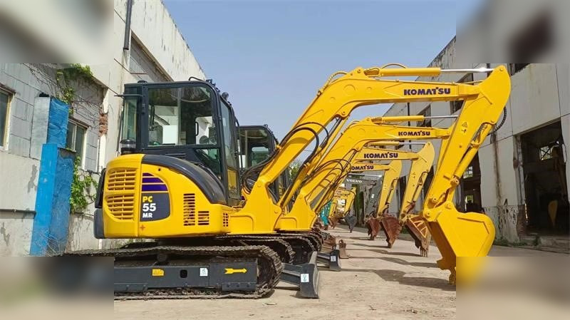 KOMATSU PC55MR-2 - מיני מחפר: תמונה 1 KOMATSU PC55MR-2 - מיני מחפר: תמונה 1