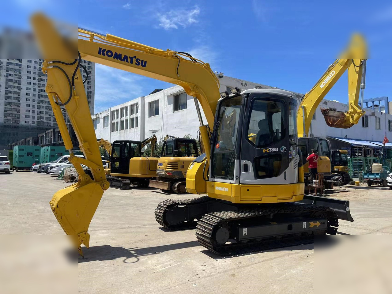 KOMATSU PC78US-6 - מחפר סורק: תמונה 1 KOMATSU PC78US-6 - מחפר סורק: תמונה 1