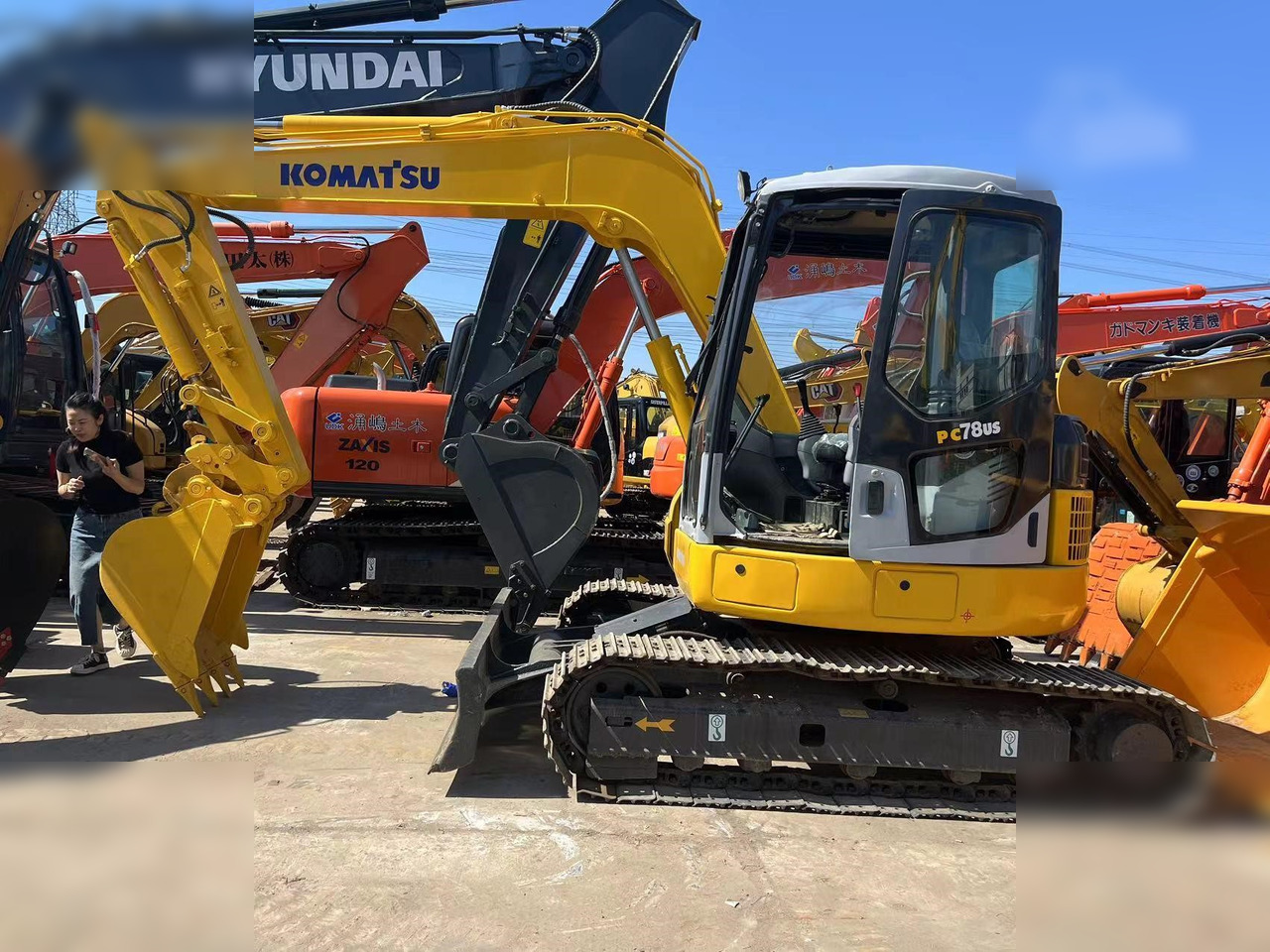 KOMATSU PC78US - מחפר סורק: תמונה 1 KOMATSU PC78US - מחפר סורק: תמונה 1