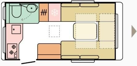 Adria Action 391 LH Sports*FUßBODEN-TEMP*SCHWENK-TISCH - קרוואן נגרר: תמונה 4 Adria Action 391 LH Sports*FUßBODEN-TEMP*SCHWENK-TISCH - קרוואן נגרר: תמונה 4