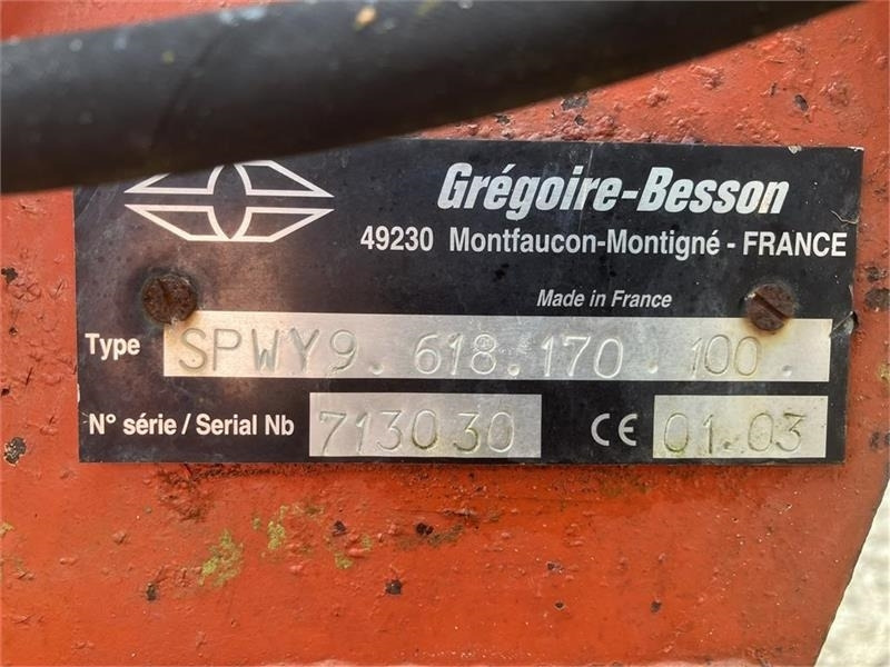 Gregoire-Besson SPWY9 618.170.100 - מחרשה: תמונה 5 Gregoire-Besson SPWY9 618.170.100 - מחרשה: תמונה 5