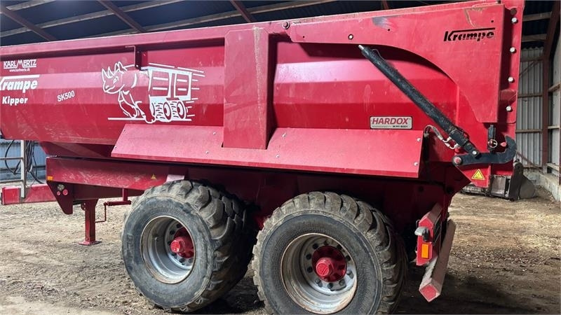 Krampe SK 550 Entreprenørvogn med Hardox kasse SK 500 - מסיר פסולת/ קרון נגרר חקלאי: תמונה 3 Krampe SK 550 Entreprenørvogn med Hardox kasse SK 500 - מסיר פסולת/ קרון נגרר חקלאי: תמונה 3