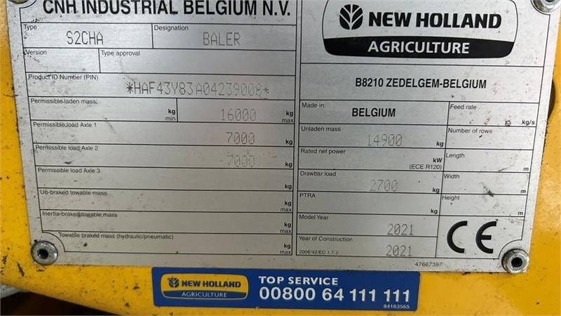 New Holland BB 1290 RC HD - מכונת צרור מרובעת: תמונה 5 New Holland BB 1290 RC HD - מכונת צרור מרובעת: תמונה 5