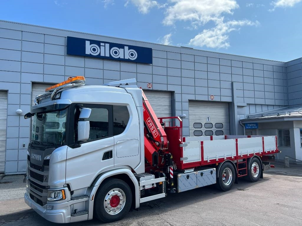 Scania G 360 6x2*4 Brädgårdsbil - משאית מנוף: תמונה 1 Scania G 360 6x2*4 Brädgårdsbil - משאית מנוף: תמונה 1