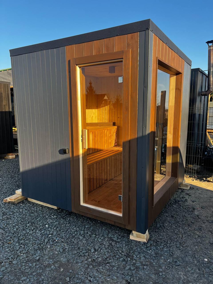 IDEX Sauna 200x220x200 cm – Compact Outdoor or Indoor Sauna Cabin Mobile Sauna - מכולת בנייה: תמונה 1 IDEX Sauna 200x220x200 cm – Compact Outdoor or Indoor Sauna Cabin Mobile Sauna - מכולת בנייה: תמונה 1