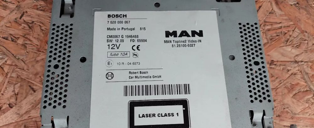 MAN TGX TGS TGL RADIO NAWIGACJA 81.28100-6027 - תא ופנים הרכב עבור משאית: תמונה 2 MAN TGX TGS TGL RADIO NAWIGACJA 81.28100-6027 - תא ופנים הרכב עבור משאית: תמונה 2