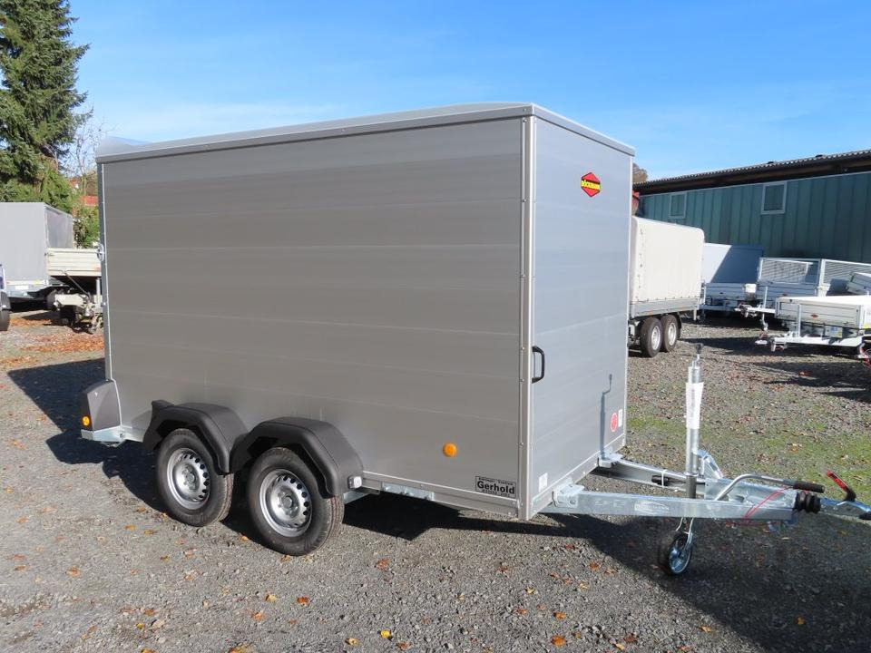 קרון נגרר בתיבה סגורה Böckmann PKW Anhänger Alu Koffer KT-AL 3015/20 M F Rampe/Tür: תמונה 11