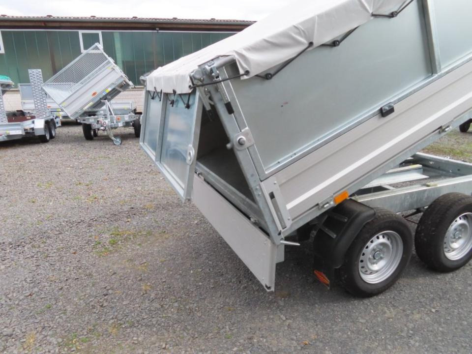 Böckmann PKW-Anhänger Kipper 2,0to Blechaufsatz Abdeckplane - קרון נגרר עם מזהיר: תמונה 5 Böckmann PKW-Anhänger Kipper 2,0to Blechaufsatz Abdeckplane - קרון נגרר עם מזהיר: תמונה 5