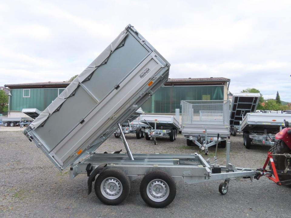 Böckmann PKW-Anhänger Kipper 2,0to Blechaufsatz Abdeckplane - קרון נגרר עם מזהיר: תמונה 2 Böckmann PKW-Anhänger Kipper 2,0to Blechaufsatz Abdeckplane - קרון נגרר עם מזהיר: תמונה 2