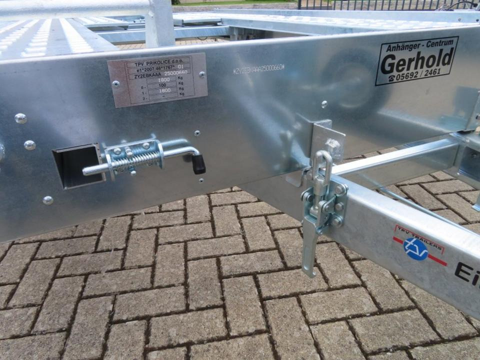 קרון נגרר בהובלה אוטומטית Böckmann-T PV,Autotransporter, 1,8 to. kippbar,PKW Anhänger,100 k: תמונה 11